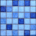 Snowflake Pattern Color Mixed Porcelain Mosaic